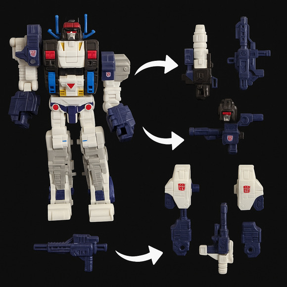 Transformers G1 Reissue Metroplex 14" Autobot Figure w/ Accessories 1980s Style - Picture 1 of 13
